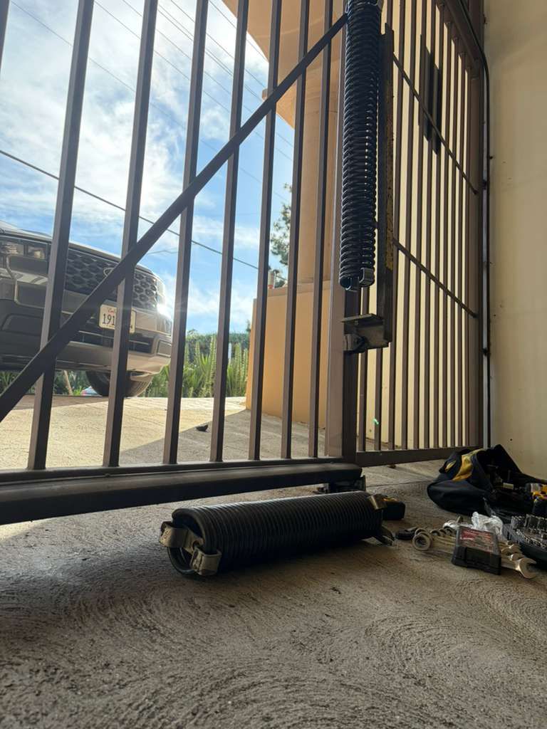 Overhead gate spring replacement Los Angeles